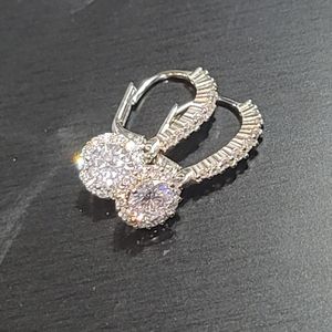 Sterling Silver with CZ Earrings